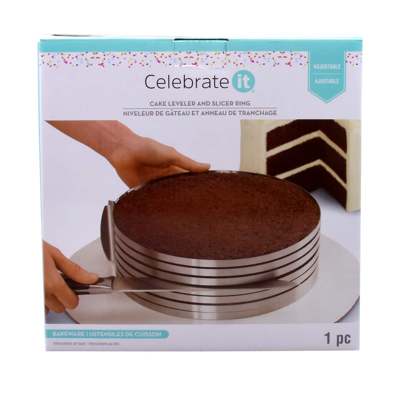 Cake Leveler & Slicing Ring by Celebrate It™